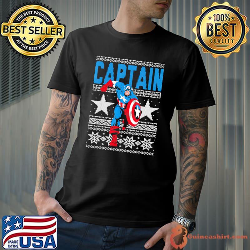 Captain American stars ugly christmas classic shirt