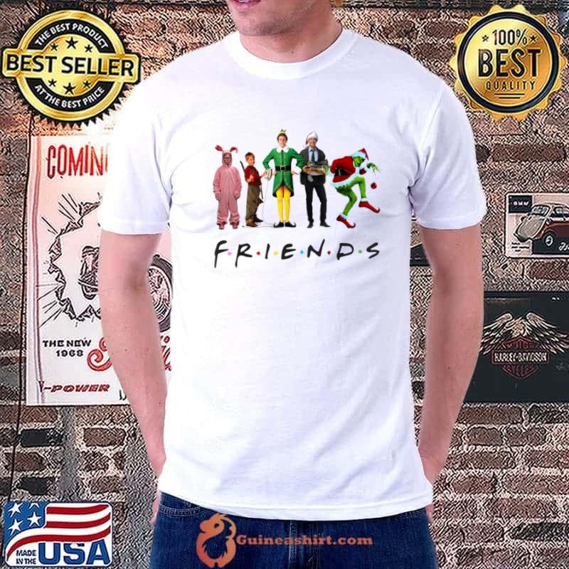 Christmas Movie Character Friends X-mas Grinchy Gift T-Shirt