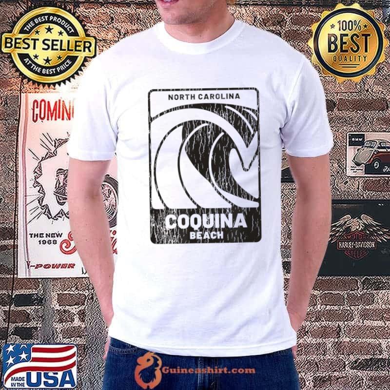 Coquina Beach North Carolina Summertime Vacationing Wavebox T-Shirt