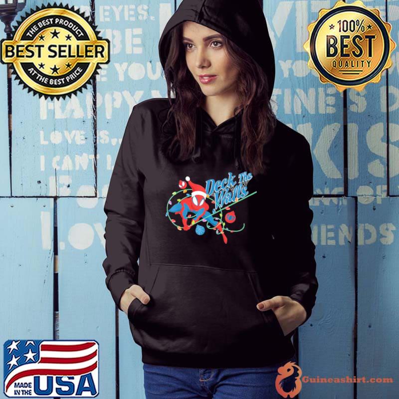 Deck the walls holidays spider man design classic s Hoodie