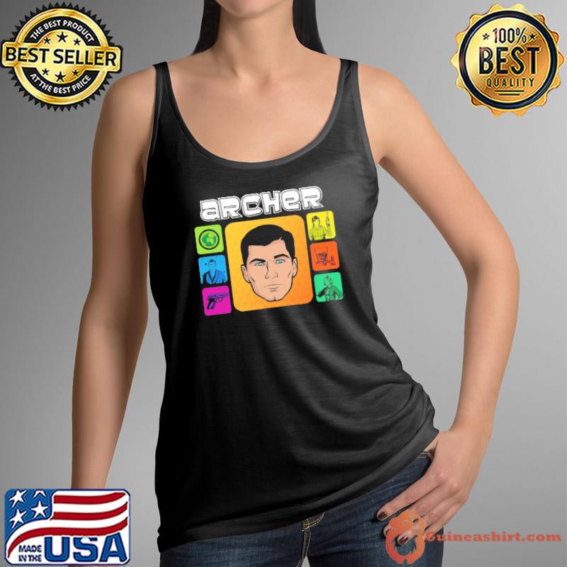 Design archer sitcom sterling archer cartoon art classic s Tank Top