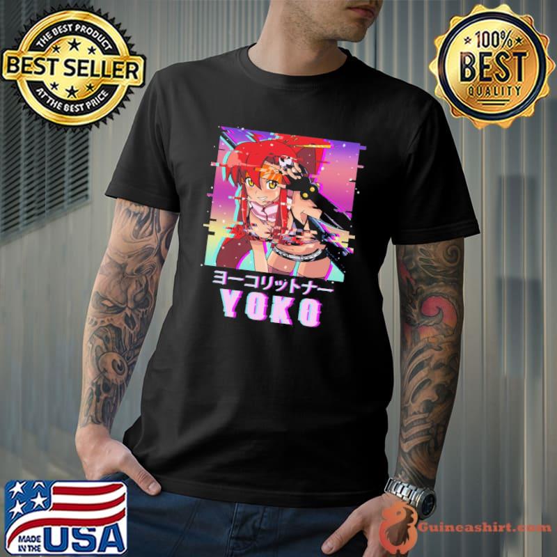 Digital art gurren lagann yoko littner exciting classic shirt