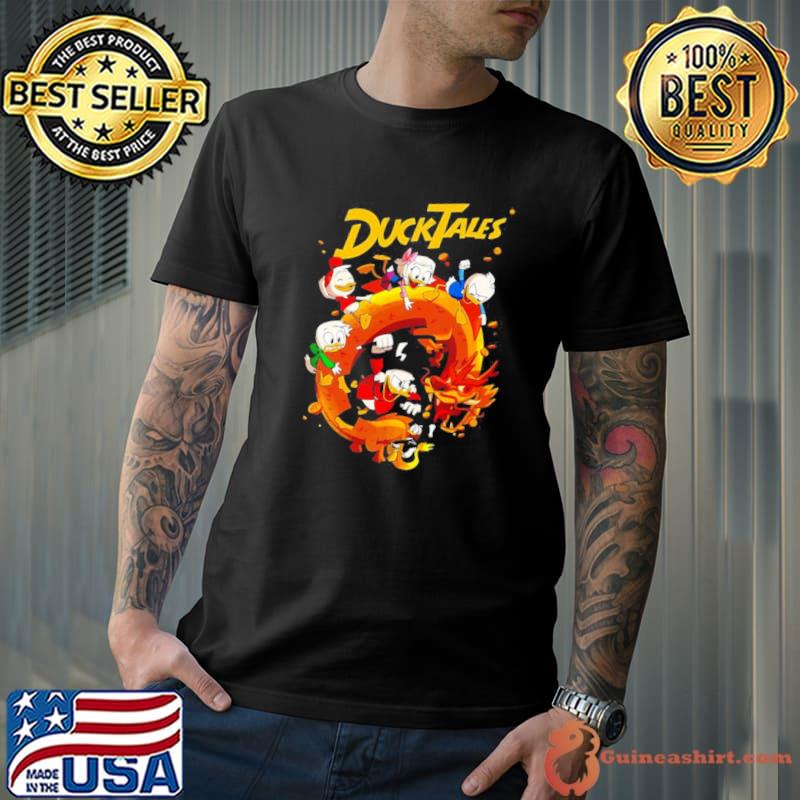 Dragon fire hurican sima well disney Donald ducktales classic shirt