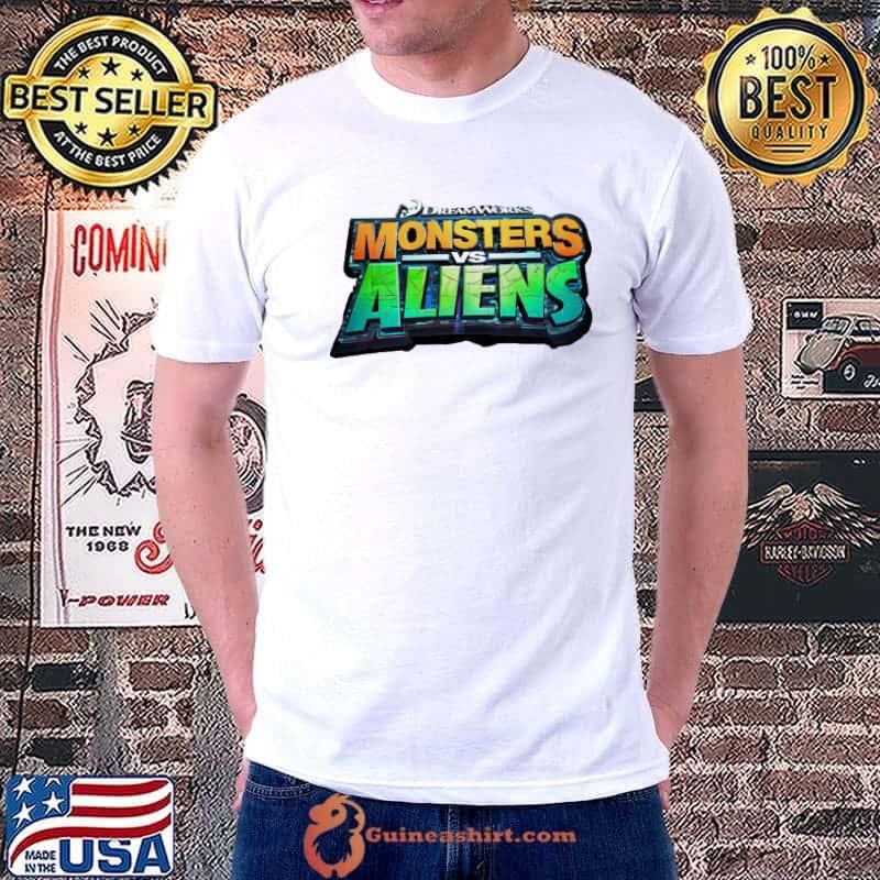 Dream work monsters vs aliens classic shirt