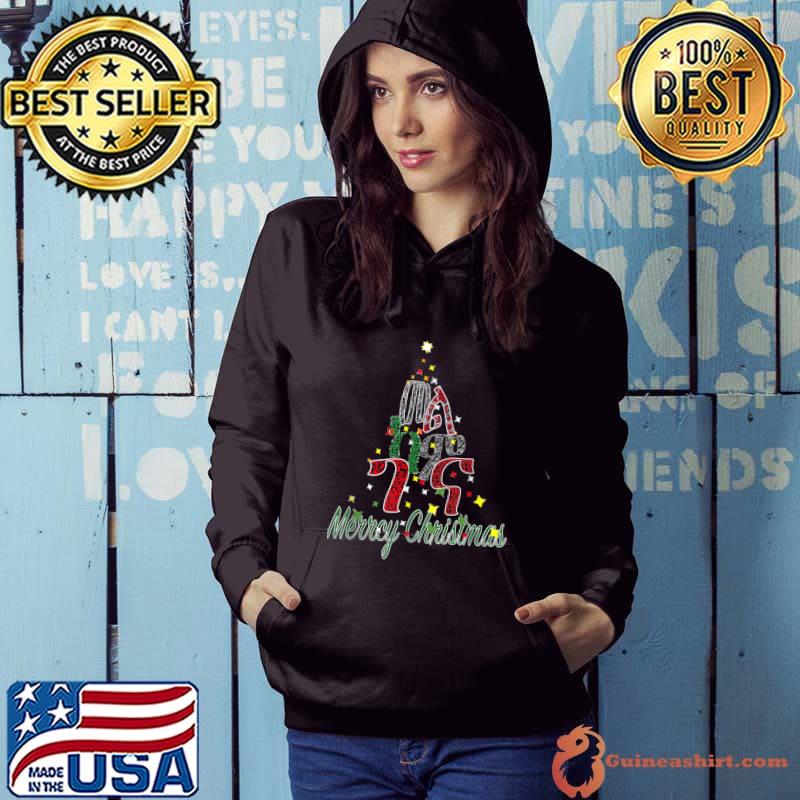 Ethiopian Merry Christmas Xmas Tree T-Shirt Hoodie
