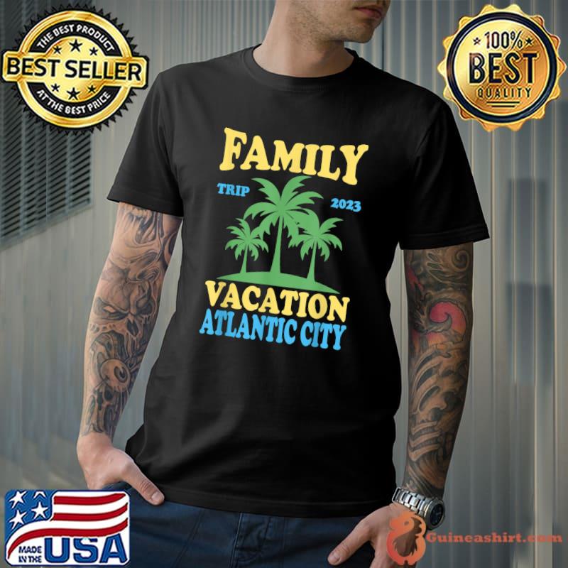 Family Vacation Atlantic City 2023 Palms Tree T-Shirt