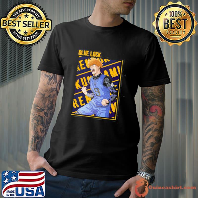 Fight me rensuke kunigamI blue lock shirt