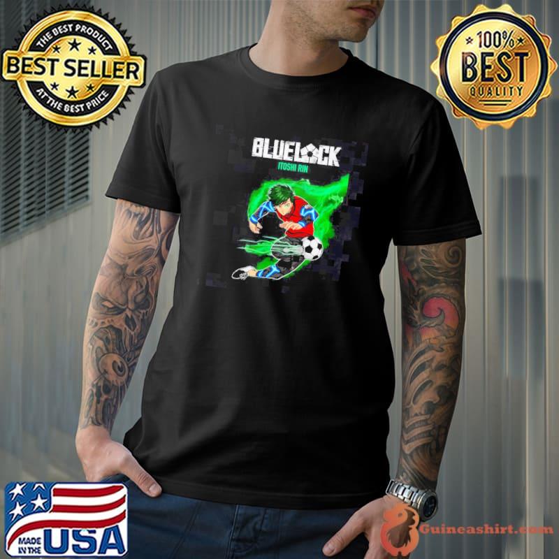 Football guy itoshI rin blue lock shirt