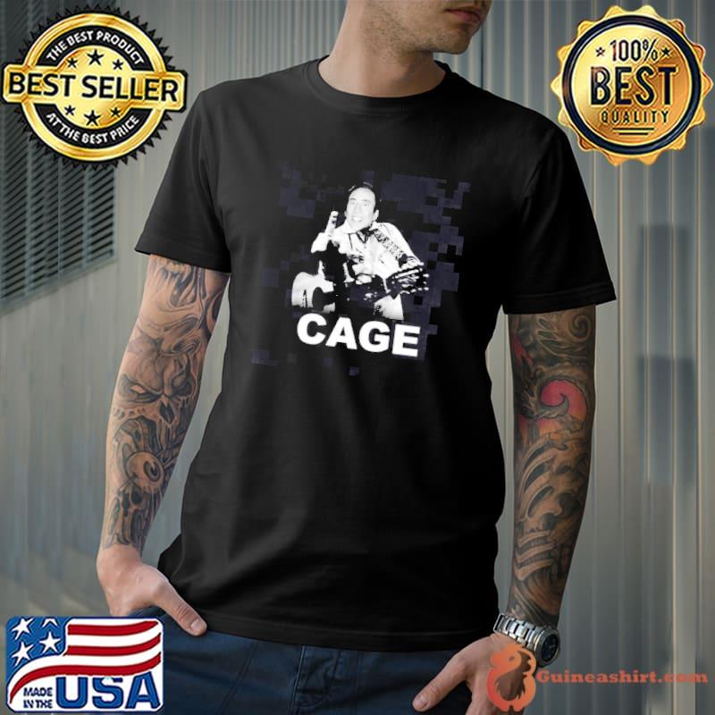 Funny johnny cage graphic johnny cash parody classic shirt