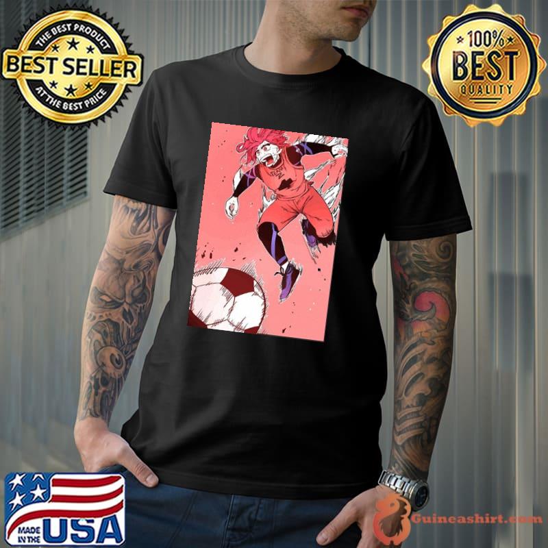 Funny moment hyoma chigirI blue lock shirt