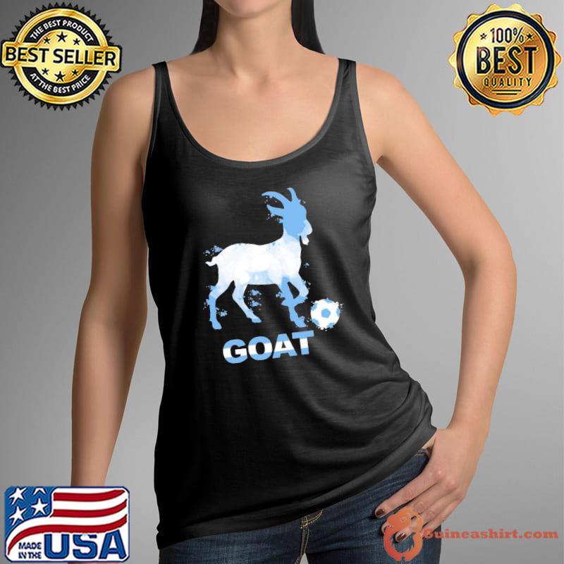 Goat with Argentina flag and soccer ball classic s Tank Top
