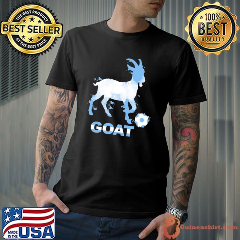 Goat with Argentina flag and soccer ball classic shirt