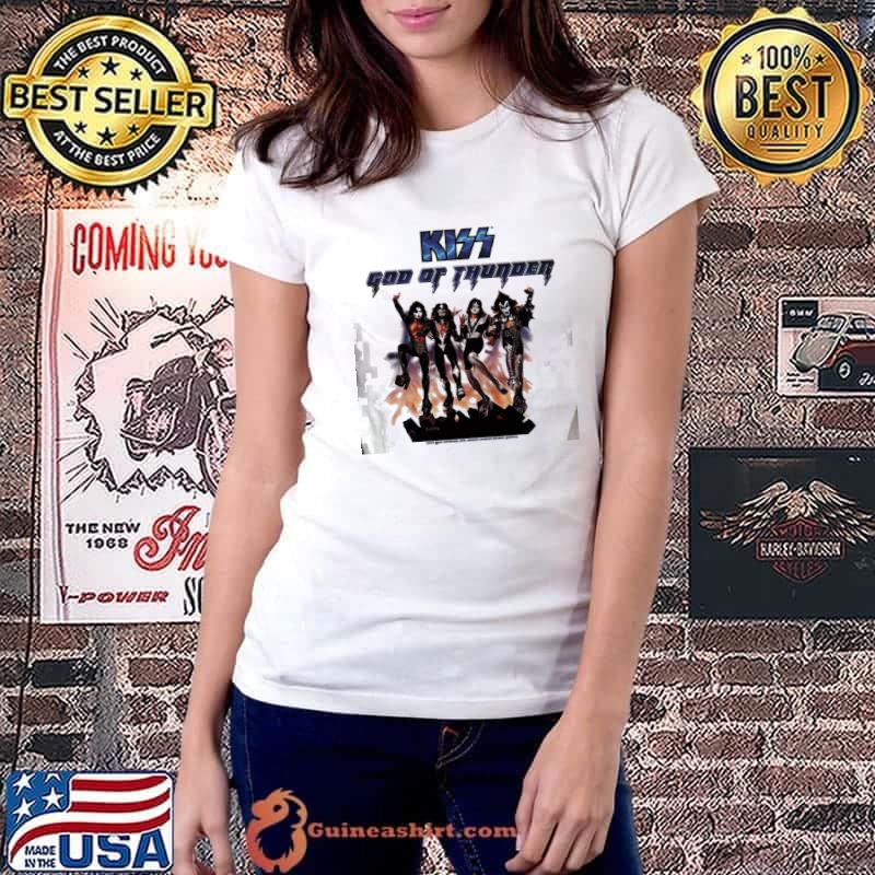 God of thunder kiss rock band destroyer rock music graphic s Ladiestee