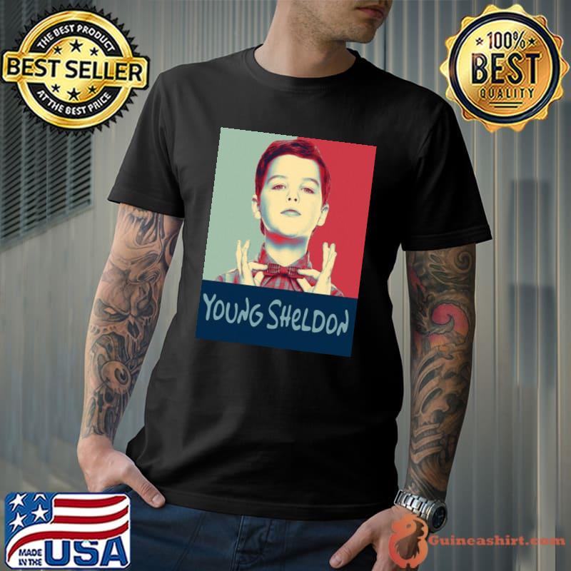 Graphic portrait young sheldon movie shirt