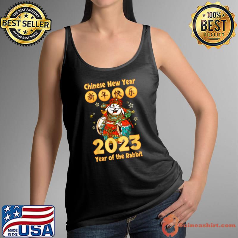 Happy New Year 2023 Chinese Zodiac Year Of The Rabbit Cute T-Shirt Tank Top