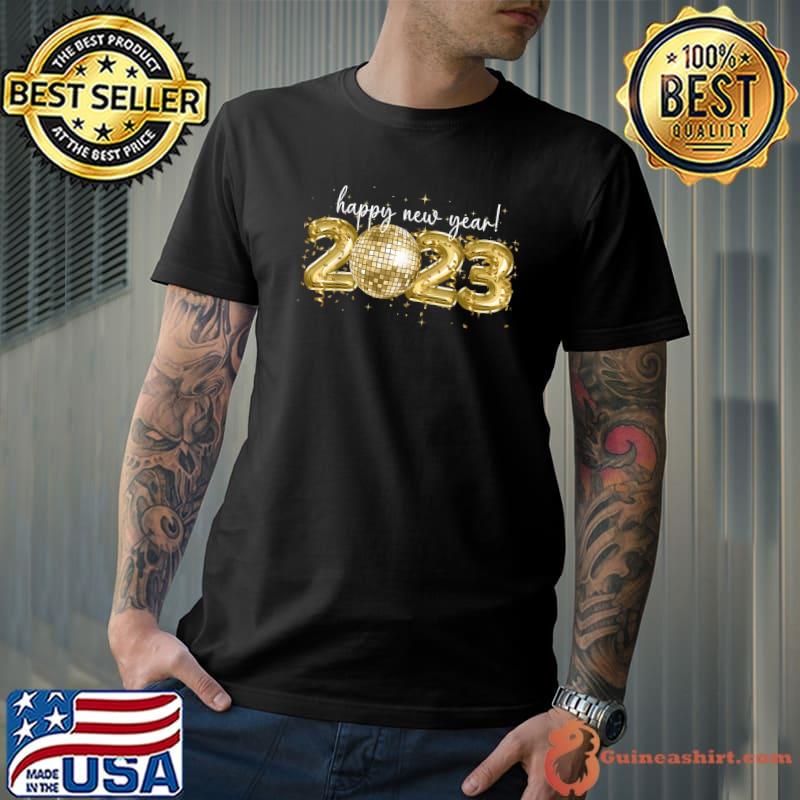 Happy New Year 2023 Confetti New Year's Eve T-Shirt