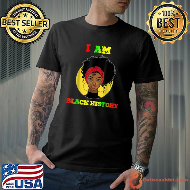 I Am The Strong African Queen Girl Black History Month T-Shirt
