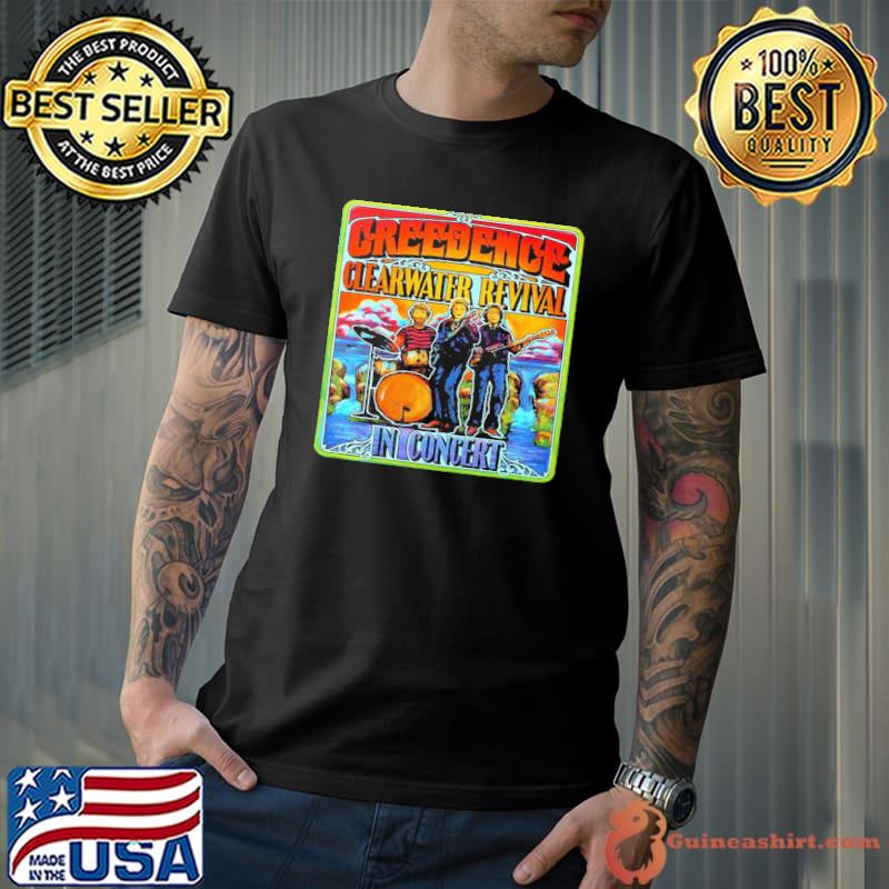 In concert creedence clearwater revival classic shirt
