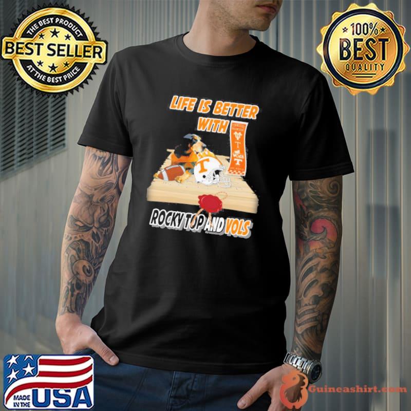 Life is better with rocky top and vols Tennessee shirt