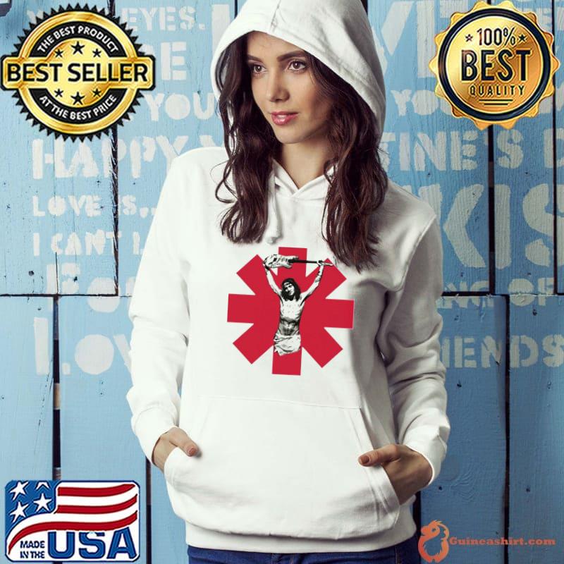 Logo red hot chilI peppers anthony kiedis and guitar classic s Hoodie