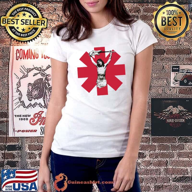 Logo red hot chilI peppers anthony kiedis and guitar classic s Ladiestee