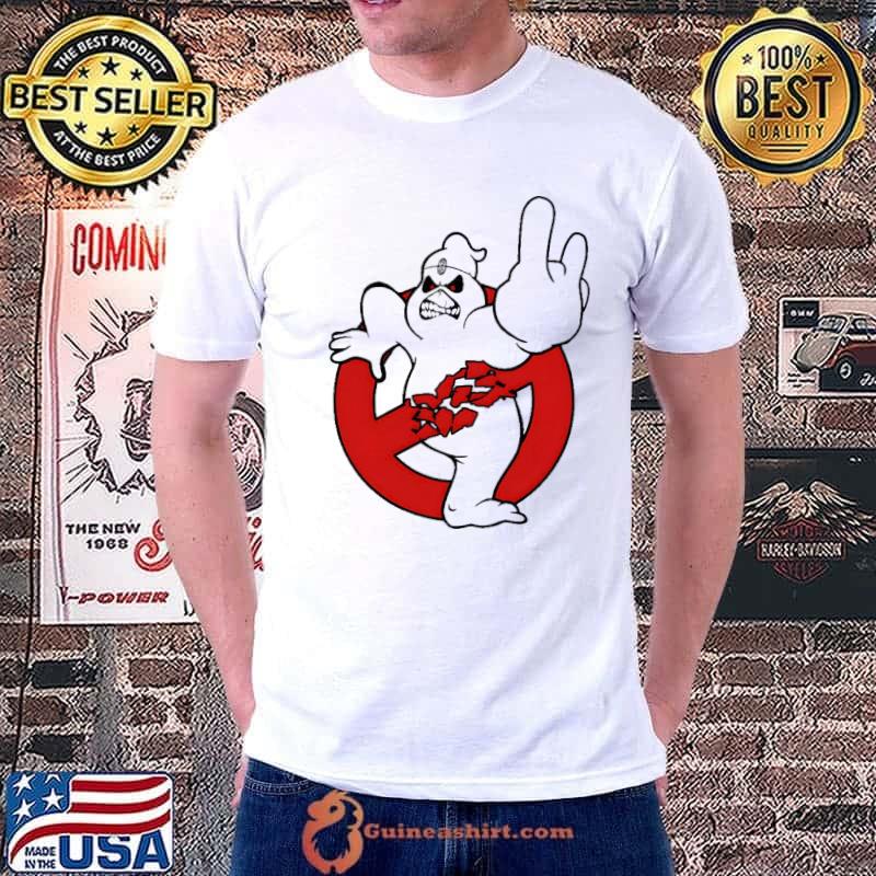 Metal busters ghostbusters logo classic shirt