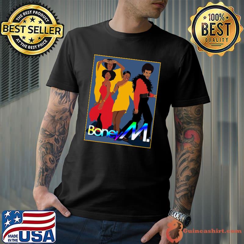 Music trend boney m mega mix shirt