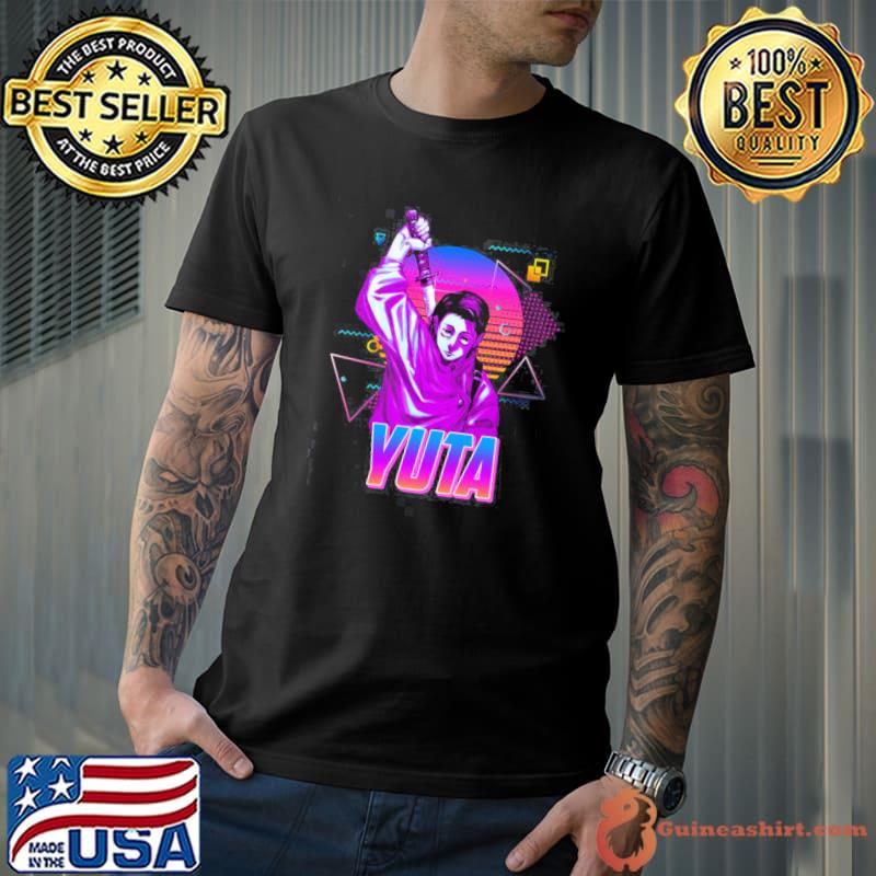 Neon retro art yuta okkotsu jujutsu kaisen manga shirt