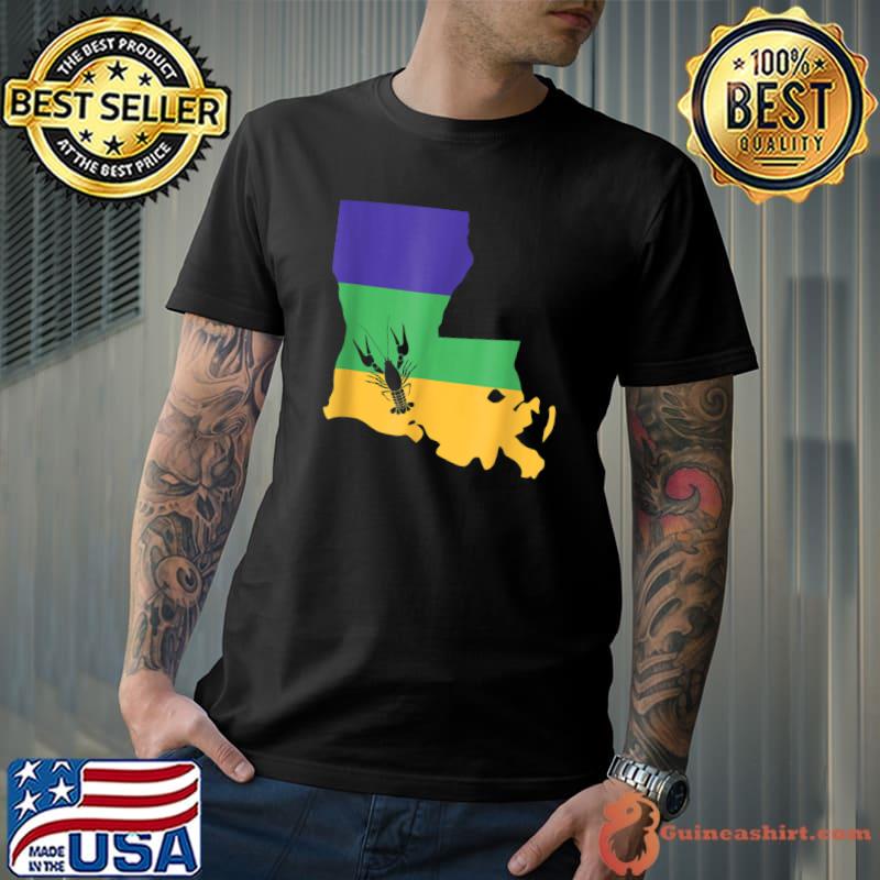 New Orleans Mardi Gras Costume Crawfish Louisiana Nola Party T-Shirt