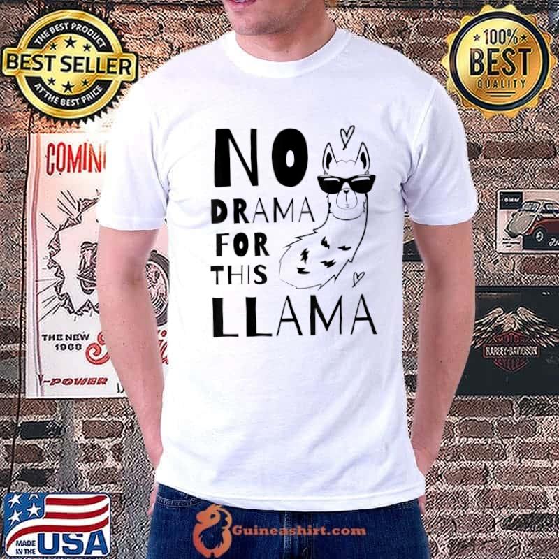 No Drama For This Llama Animal Alpaca Lovers T-Shirt