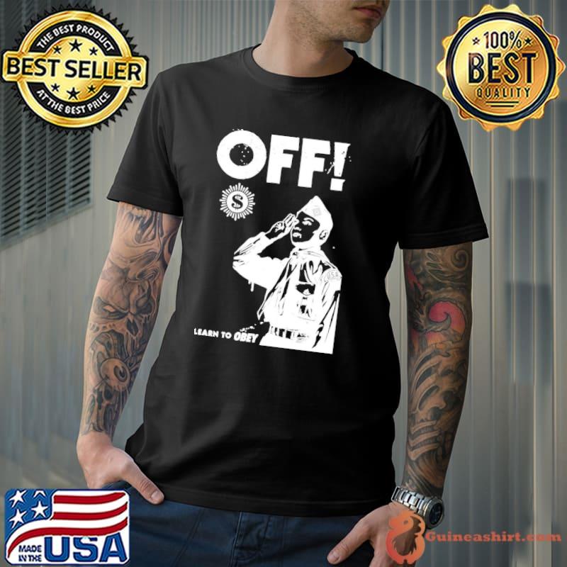 Off the offspring hardcore learn to obey shirt