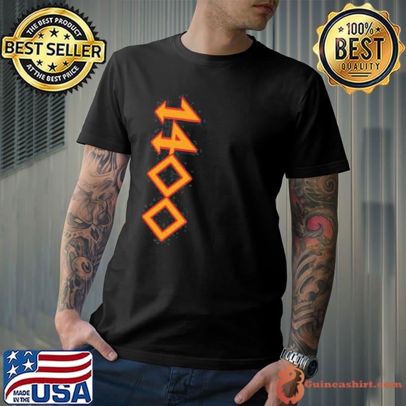 Orange 1400 trippie redd logo classic shirt