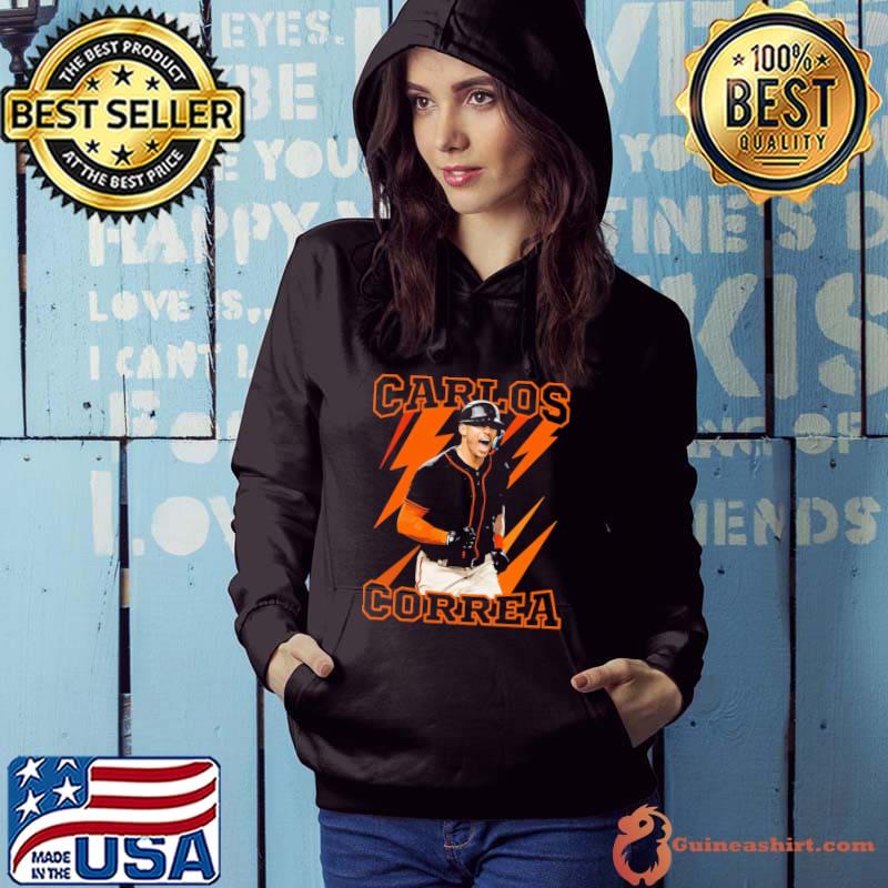 Orange Thunder Baseball Carlos Correa Design Unisex T-Shirt - Teeruto in  2023