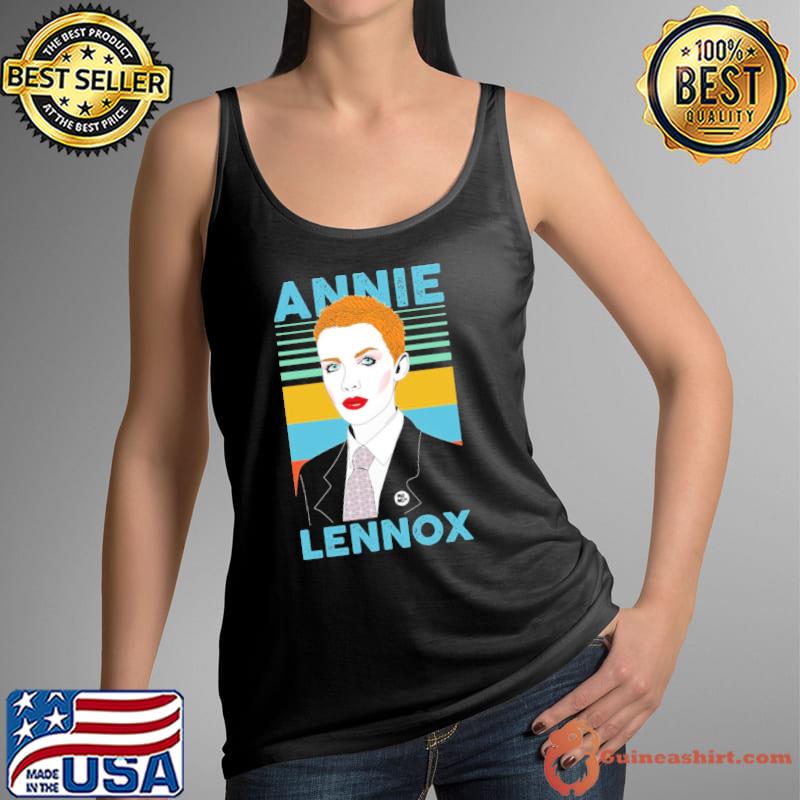 Portrait of annie lennox retro vintage art classic s Tank Top