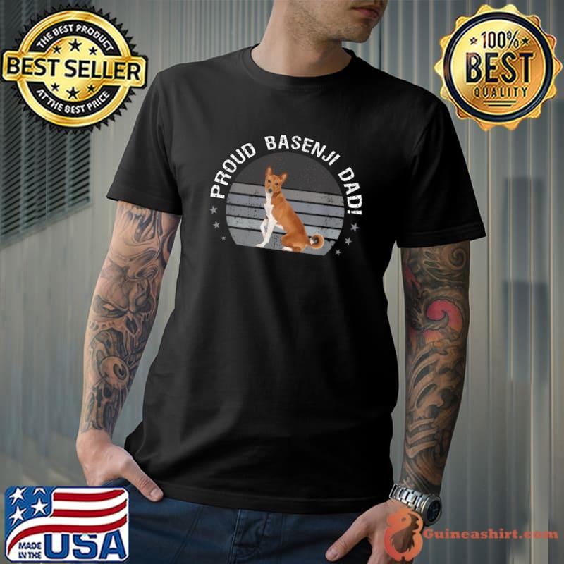Proud Basenji Dog Breed Vintage T-Shirt