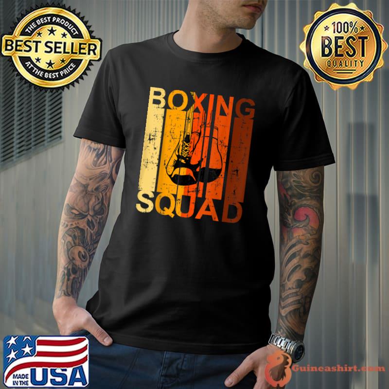 Retro Love Boxing Squad Gloves Boxer Gifts Sport Boxer T-Shirt