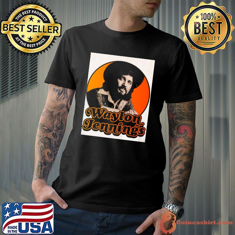 Retro waylon jennings shirt