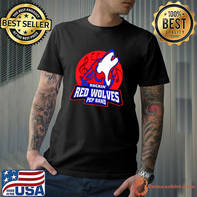 Rockin' red wolves pep band symbol T-Shirt