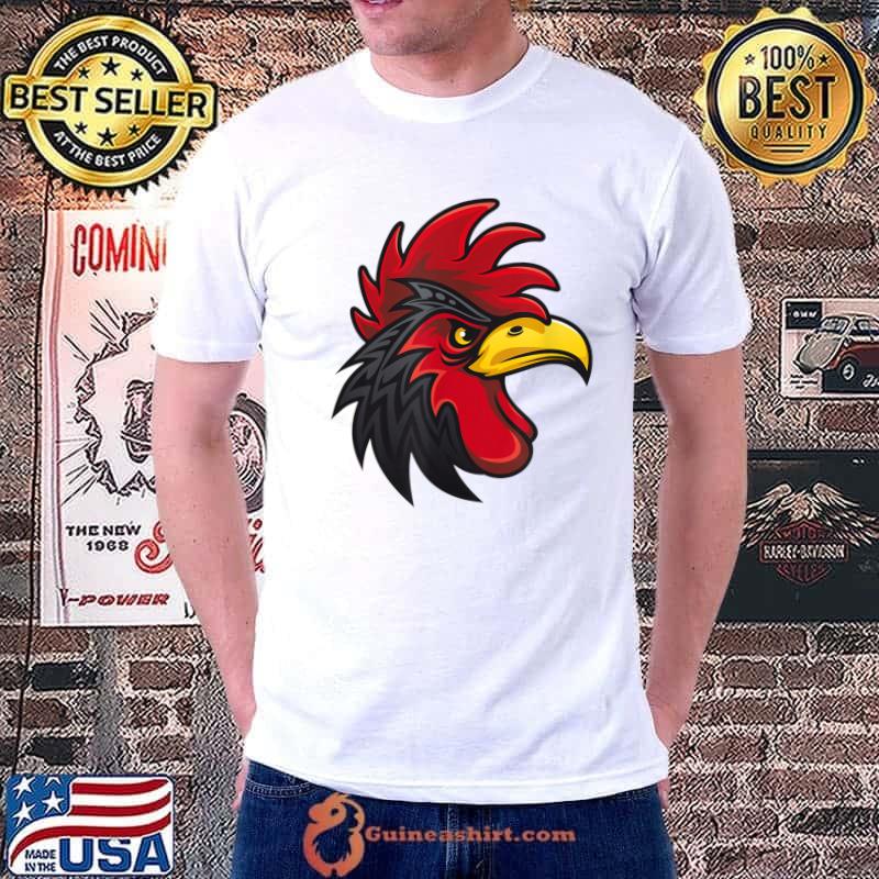 Rooster Head Face Animal Bird Wildlife T-Shirt