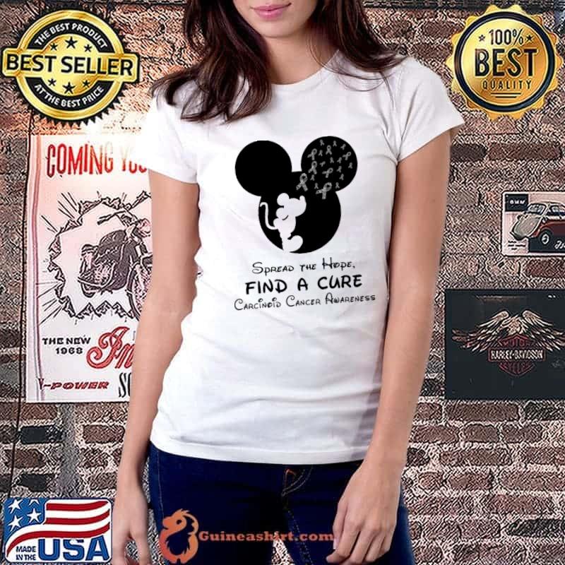 Spread The Hope Find A Cure Carcinoid Cancer Awareness Mickey s Ladiestee
