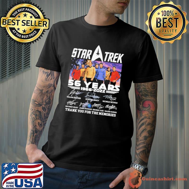 Star Trek 56 Years 1966 2022 Thank You For The Memories Shirt