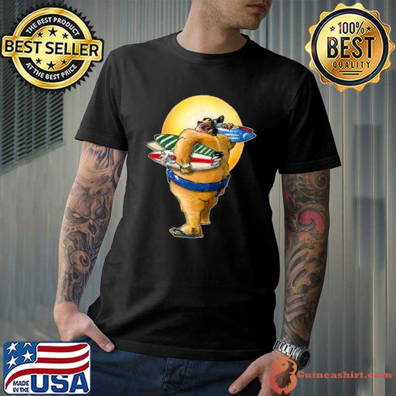 Sumo Surf Wrestling Vintage Sumo Wrestler Sumo T-Shirt