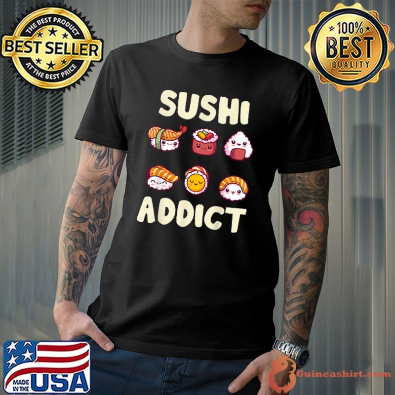 Sushi Sushi Roll Japanese Food Sushi Chef Itamae T-Shirt