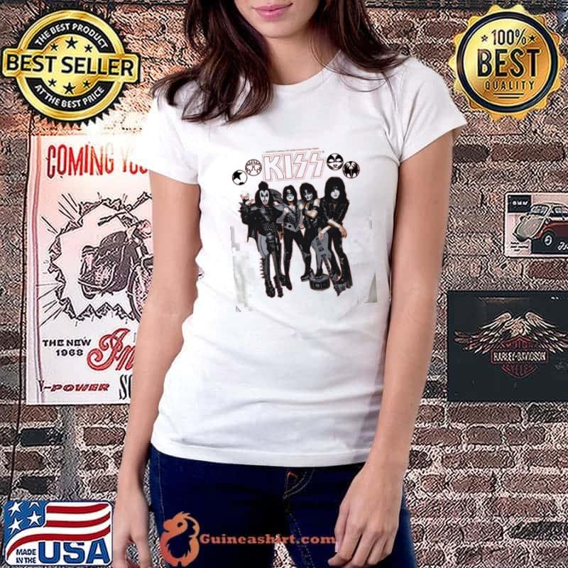 Symbols logo rock n roll kiss band fan gift s Ladiestee