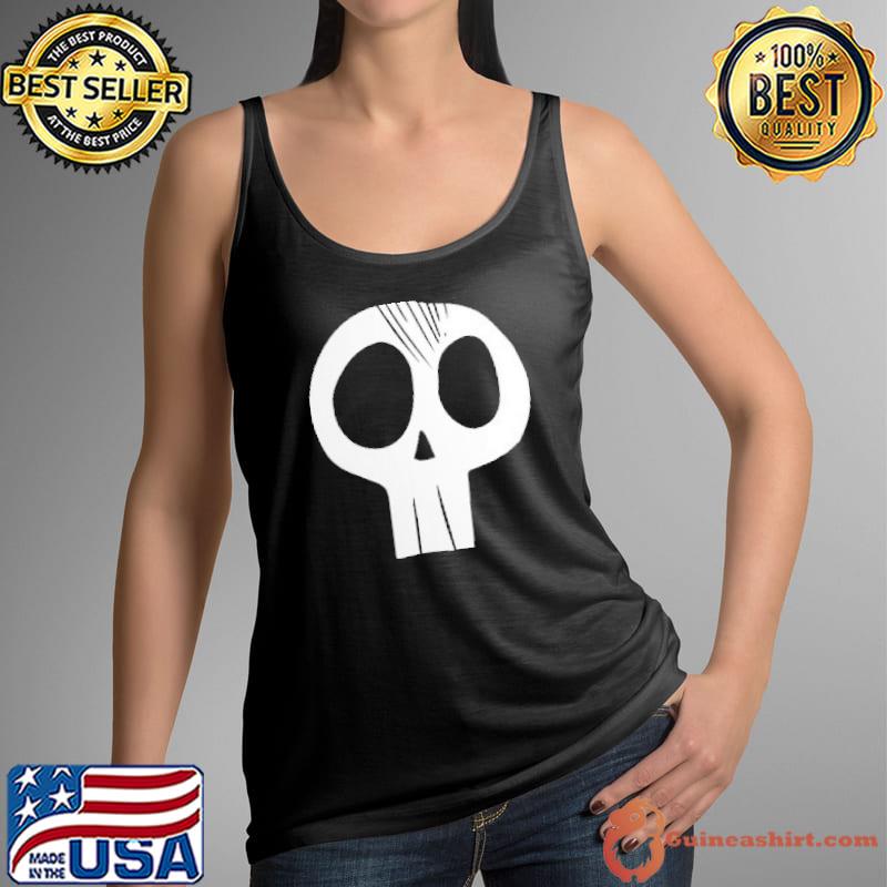 Tear along the dotted line zerocalcare skull notebook classic s Tank Top