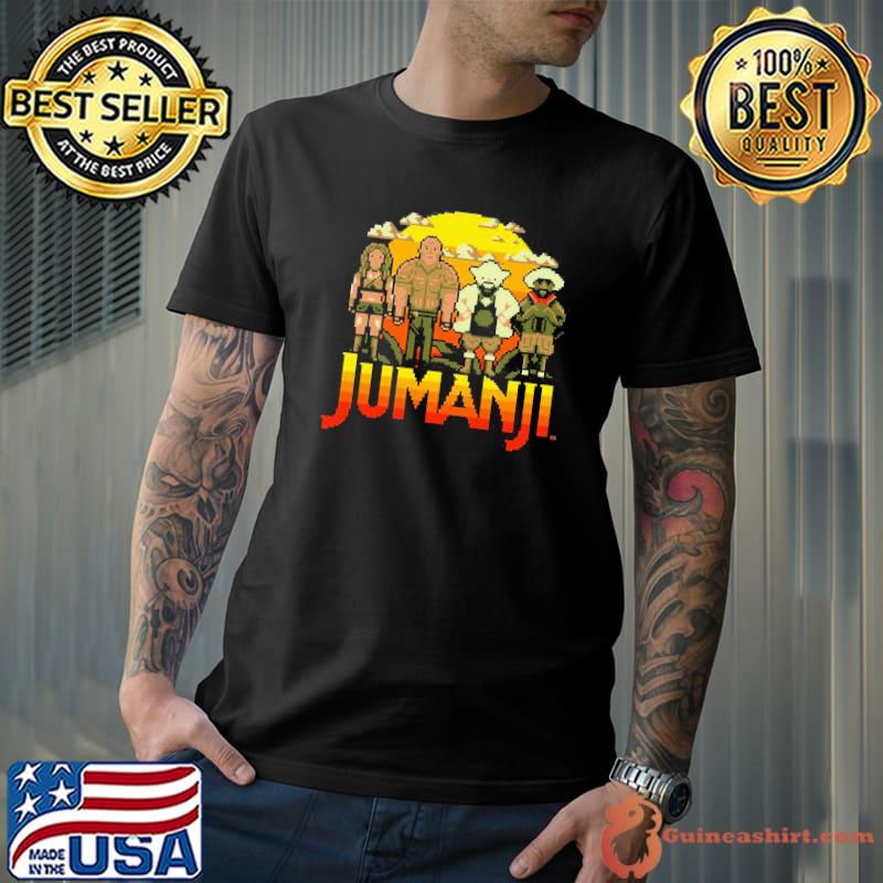The next level 8 bit characters jumanjI classic shirt