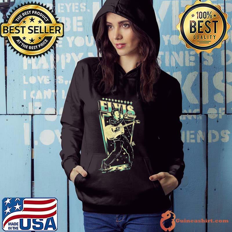 The rock star elvis presley retro 90s design classic s Hoodie