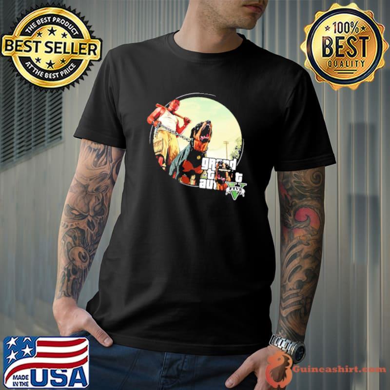 The scary dog grand theft auto classic shirt