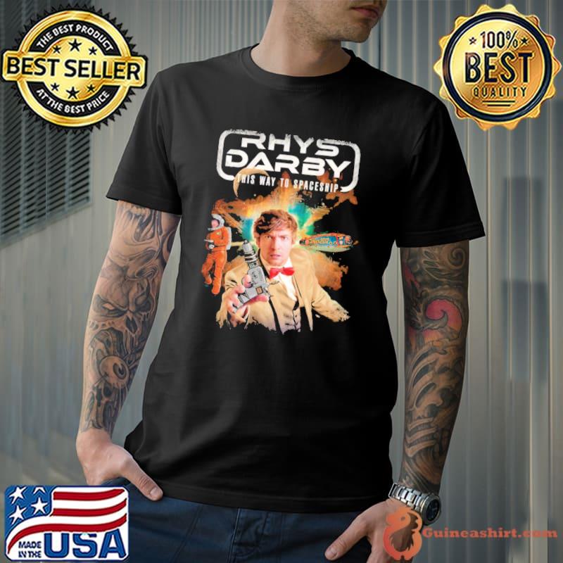 This way to spaceship rhys darby classic shirt