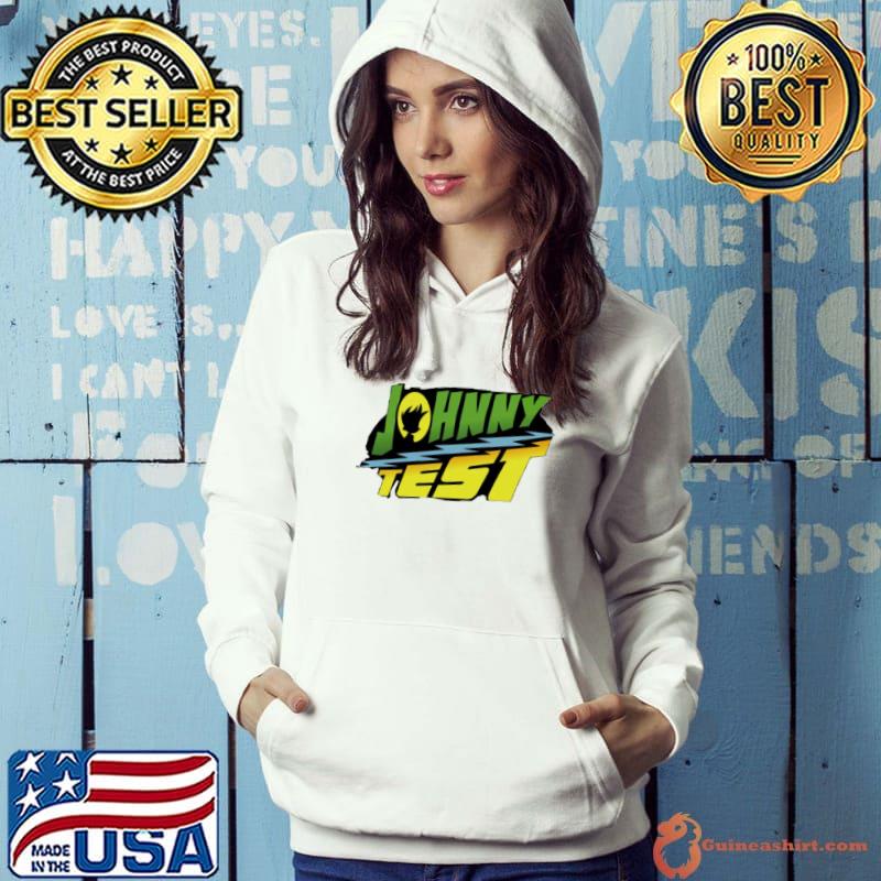 Yellow logo johnny test s Hoodie